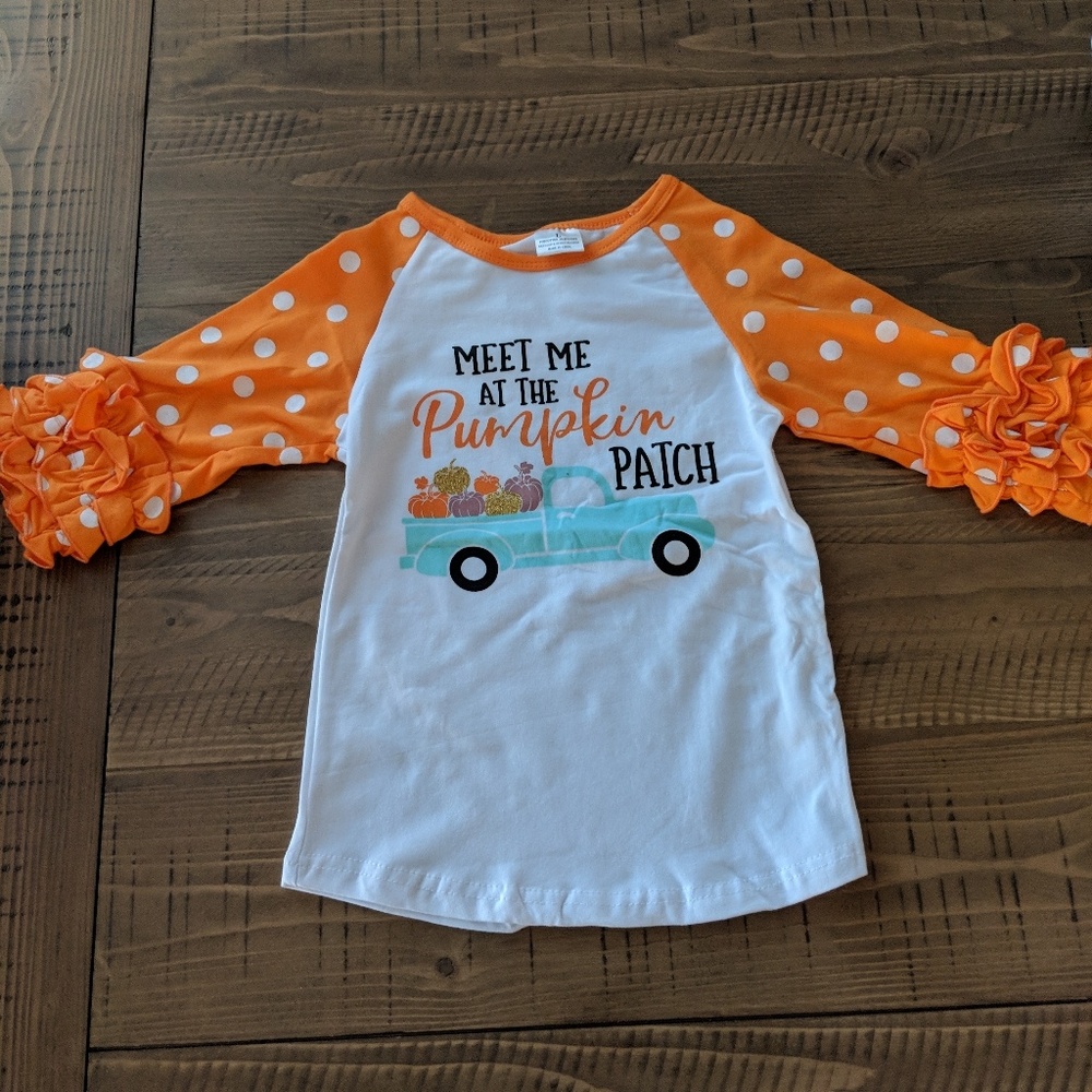 Toddler pumpkin shirt